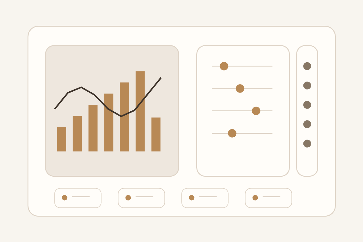 Personalized portfolio allocation illustration